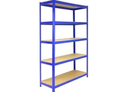 Monstershop 5 x T-Rax Lagerregale 180cm x 120cm x 45cm Blau