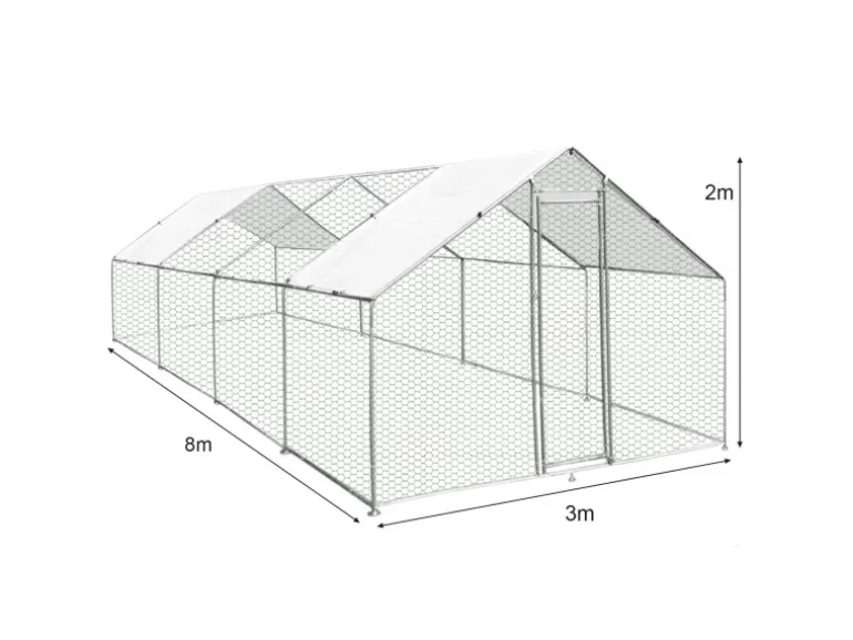 Monstershop Hühner Freilauf 3m x 8m x 2m