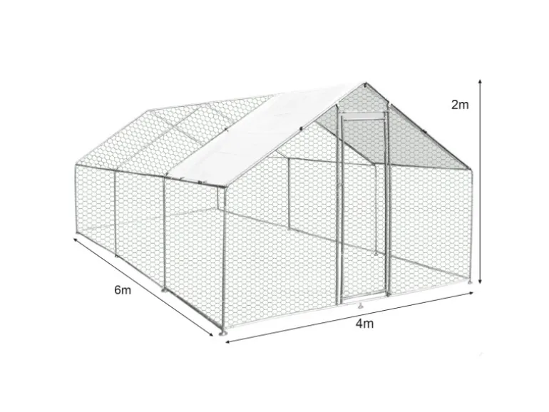 Monstershop Hühner Freilauf 4m x 6m x 2m