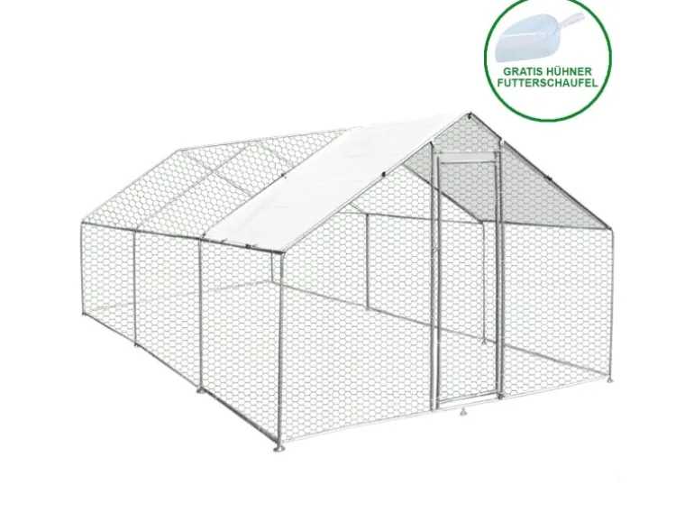 Monstershop Hühner Freilauf 4m x 6m x 2m
