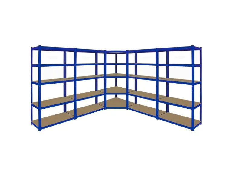 Monstershop Monster Racking T-Rax Eckregal & 4x 90cm Lagerregal Blau