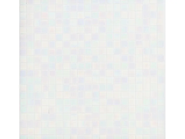 Mosaikmatte Glas Perlmutt Weiß 32,7 cm x 32,7 cm