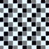 Mosaikmatte Glas Schwarz Beige Weiß Translucent 30 cm x 30 cm