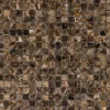 Mosaikmatte Marmor Marron Emperador 30,5 cm x 30,5 cm