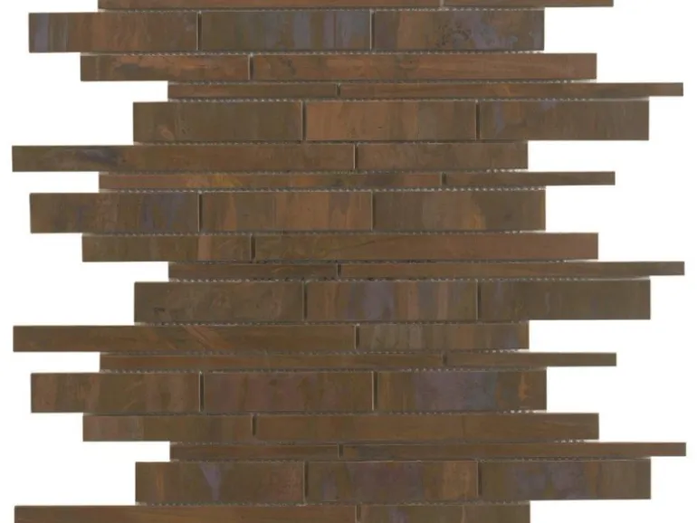 Mosaikmatte Slim Metall Kupfer 30,5 cm x 30 cm