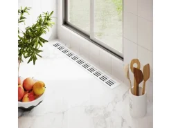 MS Beschläge Lüftungsgitter 60 x 600 mm Weiß RAL 9016