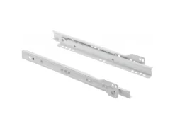 MS Beschläge Rollenführung Weiss 500 mm Schubaldenschiene Auszug
