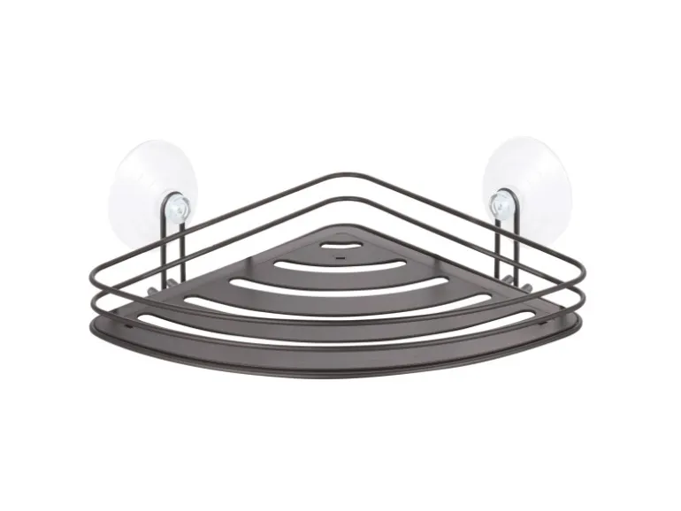 MSV Eck-Regal Kery Stahl 20 cm x 20 cm x 9 cm Mattschwarz