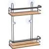 MSV Regal Hiko 25,5 cm x 12 cm x 37 cm Schwarz-Braun