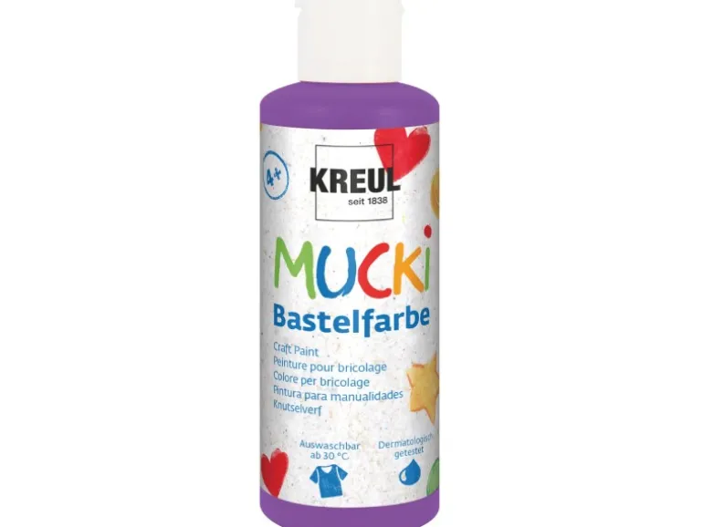 Mucki Bastelfarbe Violett 80 ml