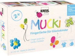 Mucki Fingerfarbe für Glückskinder 6er Set 50 ml