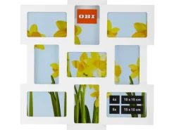 Multi-Bilderrahmen für 9 Bilder Weiß