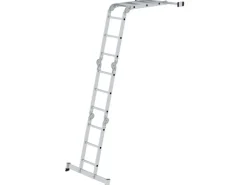 MUNK Vielzweckleiter mit Nivello Traverse 4x3 Sprossen