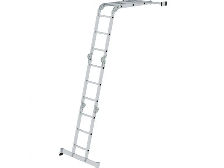 MUNK Vielzweckleiter mit Nivello Traverse 4x3 Sprossen