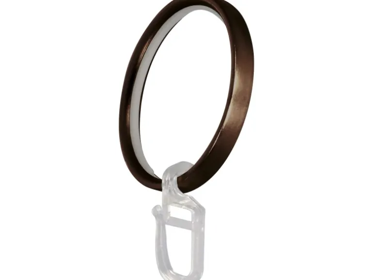 Mydeco Gardinen-Ringe Bronziert Ø 5 cm für Ø 2,5 cm für 3,2 cm x 1,1 cm Stange