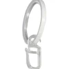Mydeco Gardinen-Ringe Weiß Ø 4 cm für Ø 2 cm Gardinenstangen inkl. Gardinenhaken