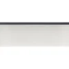 Mydeco Gardinenstange für Gleiter Edelstahl-Optik 3,2 cm x 1,1 cm Länge 260 cm