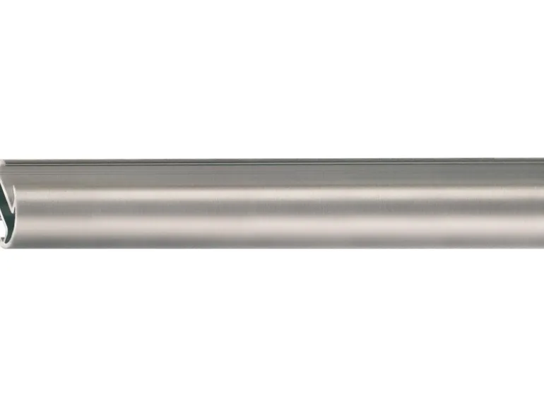 Mydeco Gardinenstange für Gleiter Edelstahl-Optik Ø 2 cm x 120 cm