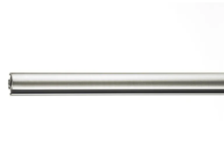 Mydeco Gardinenstange für Gleiter Edelstahl-Optik Ø 2,5 cm x 160 cm