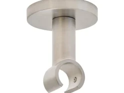 Mydeco Gardinenstange-Deckenmontage Klassik Edelstahl-Optik Ø 1,6 cm