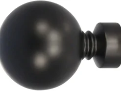 Mydeco Gardinenstange-Endstück Home Schwarz Ø 2 cm