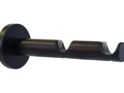 Mydeco Gardinenstange-Halterung 2-läufig Function Schwarz Ø 2 cm