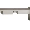 Mydeco Gardinenstange-Halterung 2-läufig Go Edelstahl-Optik 1,8 cm x 1,8 cm
