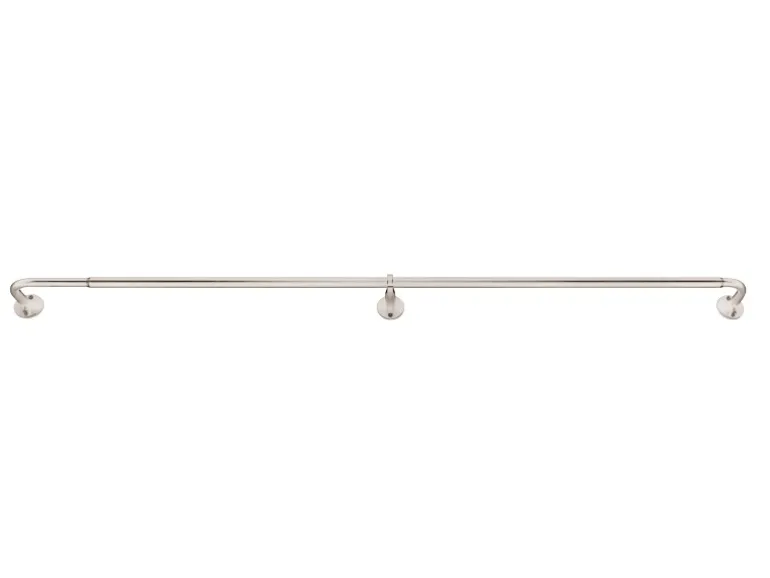 mydeco Gardinenstange-Set day & night ausziehbar Edelstahl-Optik 160-280cm