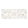 MySpotti Küchenrückwand Profix Cucina Nicole 160 x 60 cm Weiß-Gold