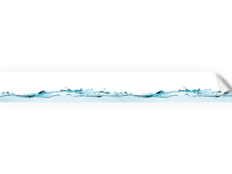 Myspotti Küchenrückwandfolie Wasser Selbstklebend 450 cm x 60 cm