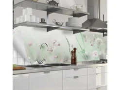 Myspotti Küchenrückwandfolie Wildblumen Selbstklebend 450 cm x 60 cm
