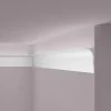 NOEL & MARQUET NMC AD22 ARSTYL Eckleiste Zierleiste Stuckleiste für Indirekte Beleuchtung 2 m 200 cm x 10 cm x 22,5 cm Weiß