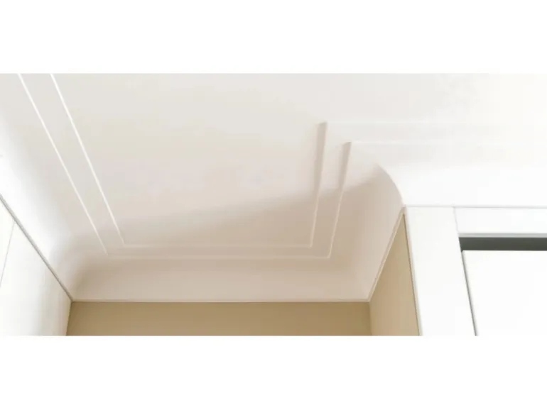 NOEL & MARQUET NMC AD22 ARSTYL Eckleiste Zierleiste Stuckleiste für Indirekte Beleuchtung 2 m 200 cm x 10 cm x 22,5 cm Weiß