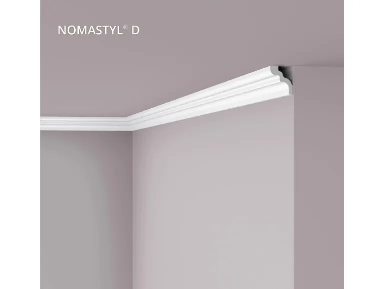 NOEL & MARQUET NMC D NOMASTYL Eckleiste Zierleiste Stuckleiste 2 m 200 cm x 4,2 cm x 4,9 cm Weiß