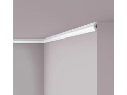 NOEL & MARQUET NMC I NOMASTYL Eckleiste Zierleiste Stuckleiste 2 m 200 cm x 1,6 cm x 3,8 cm Weiß