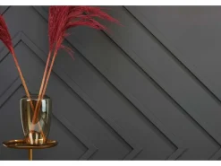 NOEL & MARQUET NMC WD5 WALLSTYL Wand- und Friesleiste Zierleiste Stuckleiste 2 m 200 cm x 1 cm x 3,8 cm Weiß