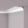 NOEL & MARQUET NMC WT22 WALLSTYL Eckleiste Zierleiste Stuckleiste 2 m 200 cm x 22,5 cm x 10 cm Weiß