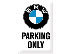 Nostalgic-Art Blechschild BMW - Parking Only White 20 cm x 30 cm
