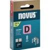 Novus Feindrahtklammern D 53 F Länge 8 mm 1.200 Stück