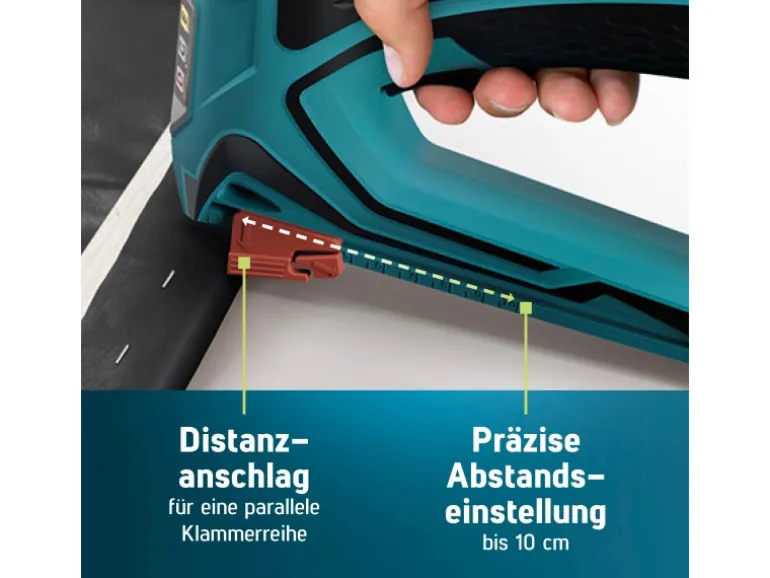 Novus Tools Elektrotacker J-151 Premium-Tacker für Folien & Zierleisten 031-0361