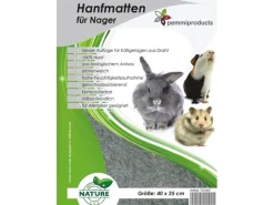 Nuber Hanf-Kuschelteppich 120 cm x 50 cm Grau