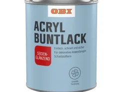 OBI Acryl Buntlack Goldgelb seidenglänzend 500 ml
