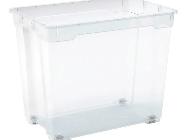 OBI Allzweckbox Santos XXL 47 cm x 38 cm x 56,5 cm 78 l Transparent