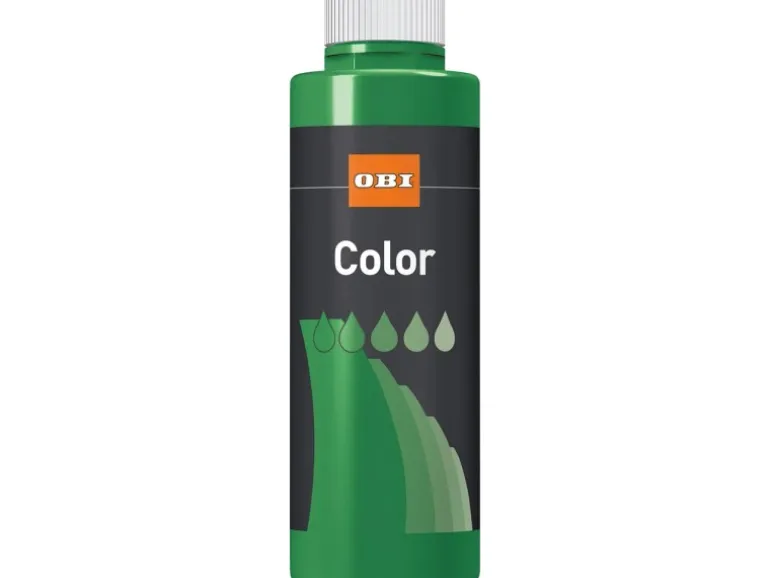 OBI Color Voll- und Abtönfarbe Chromoxidgrün matt 500 ml
