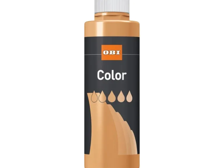 OBI Color Voll- und Abtönfarbe Honiggelb matt 500 ml