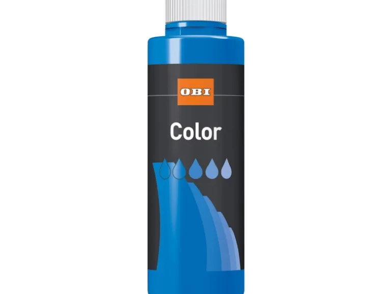 OBI Color Voll- und Abtönfarbe Capriblau matt 500 ml