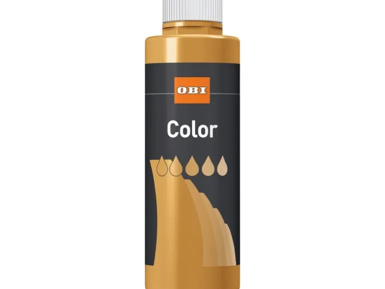 OBI Color Voll- und Abtönfarbe Braunbeige matt 500 ml