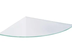 OBI Eckregal Glasboden Villar Klar 25 cm x 25 cm x 0,6 cm