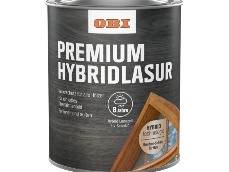 OBI Hybridlasur Premium Mahagoni 375 ml