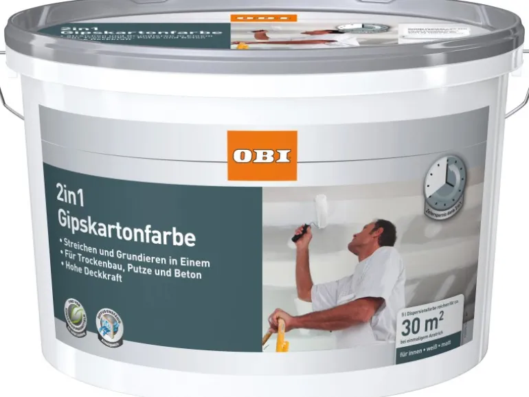 OBI 2in1 Gipskartonfarbe 5 l